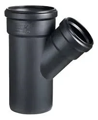 Ramal Simple a 45° M-H Awaduct Negro 110x63 2524
