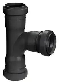 Ramal Simple a 87°30'H-H Negro 40x40 2520 Acustik
