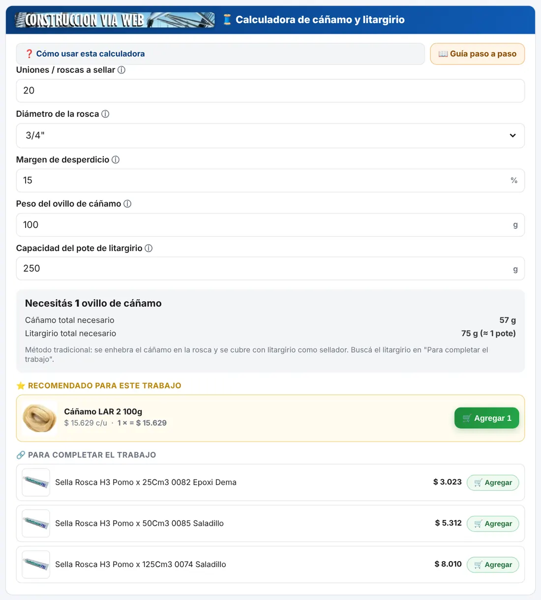 La calculadora completa