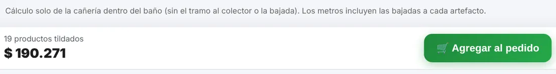 Total y agregar