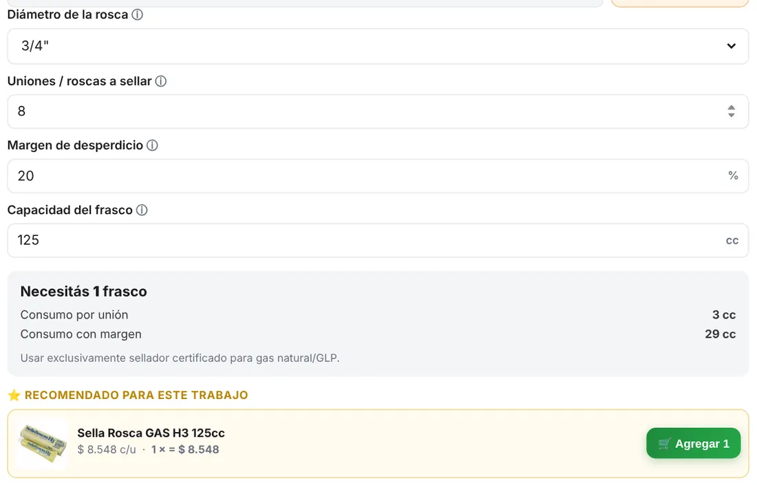 Resultado del ejemplo