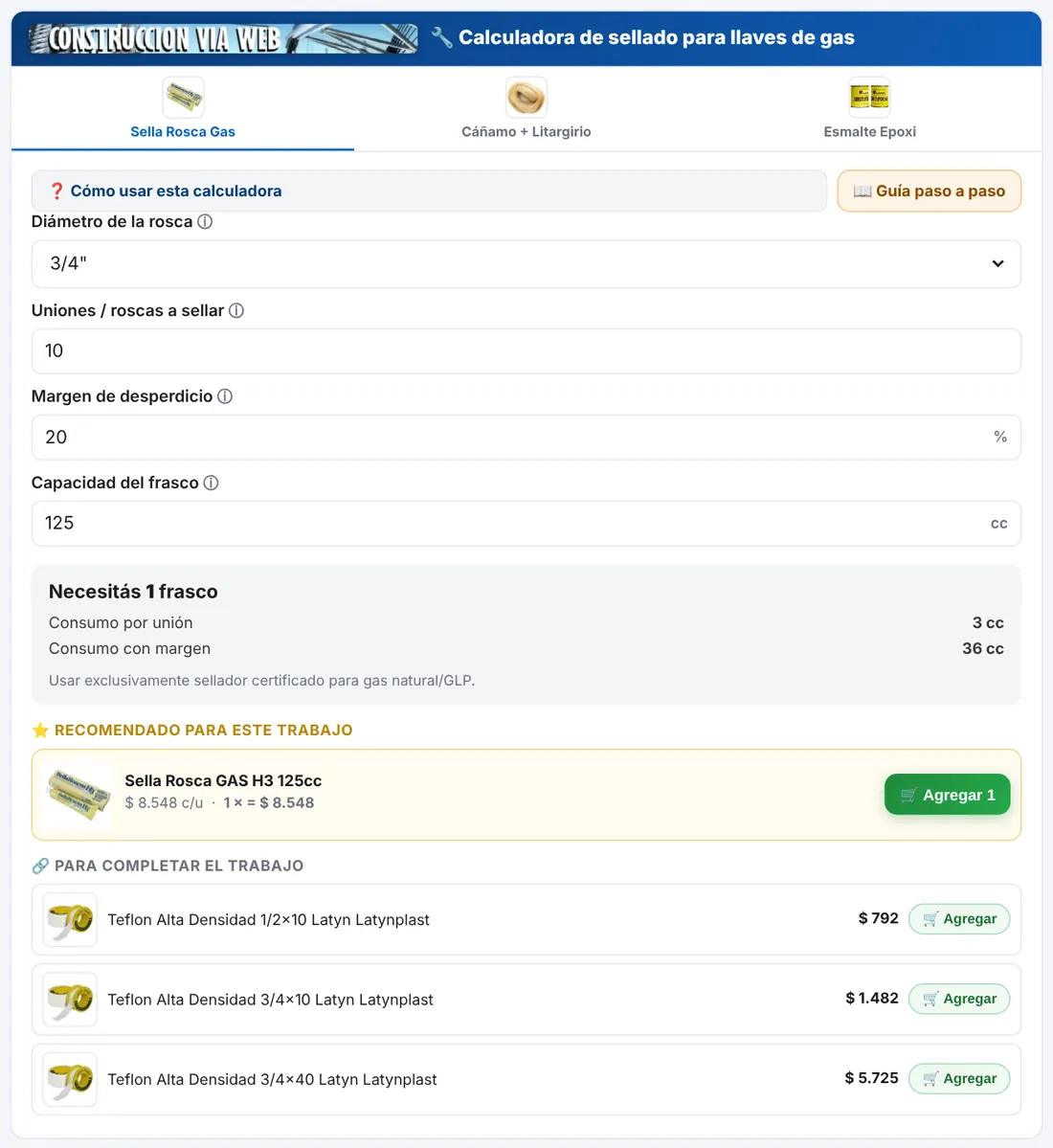 La calculadora completa