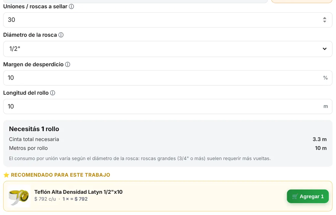 Resultado del ejemplo