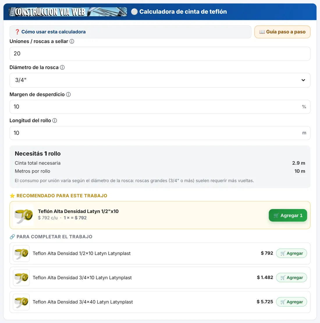 La calculadora completa