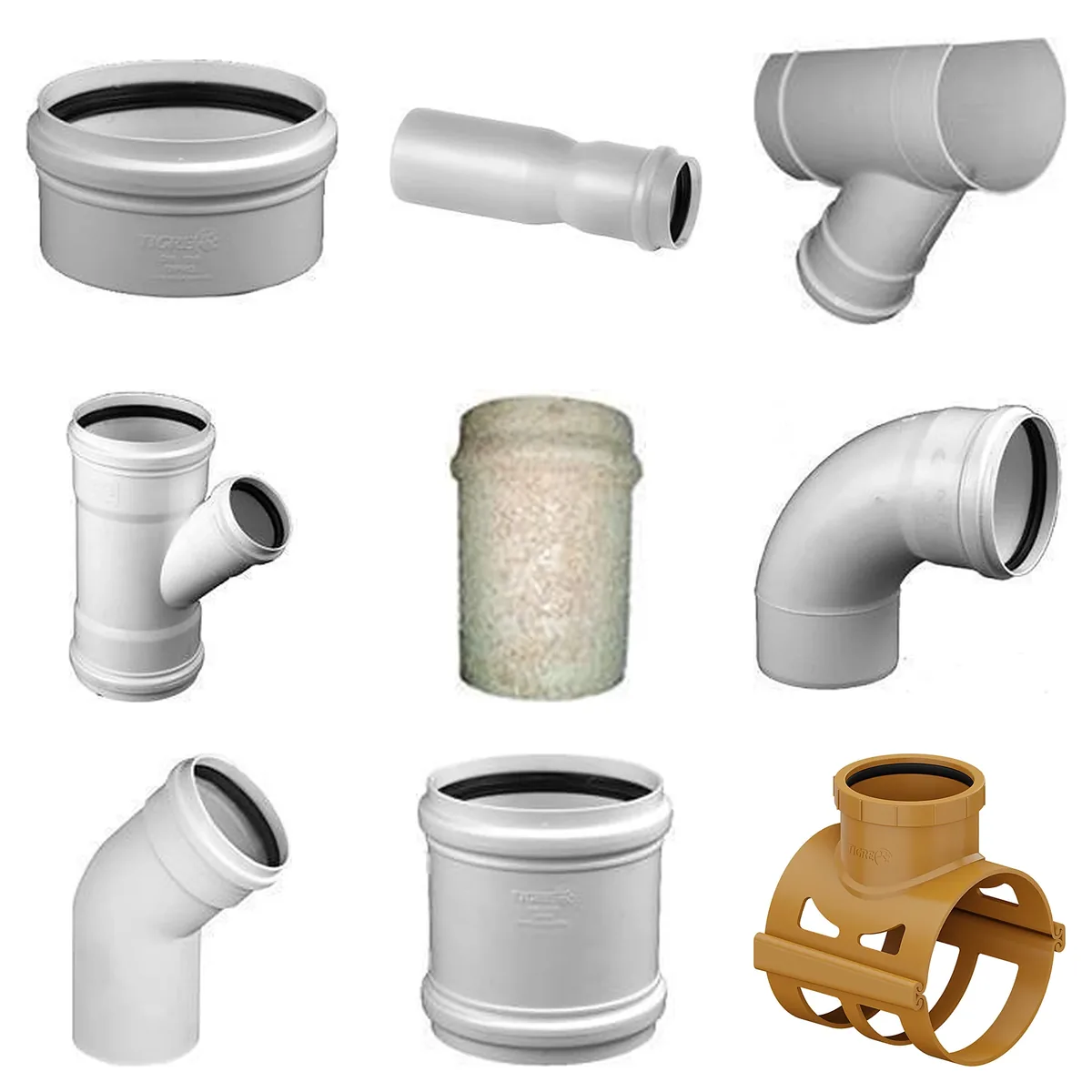 Productos de la línea Redes Cloacales (Desagües): Tapa Tigre Redes Cloacales, Reducción Tigre MH Redes Cloacales, Ramal Postizo Redes Cloacales, Ramal Hhh Redes Cloacales, Manguito Empotramiento MH Redes Cloacales, Curva Tigre MH Redes Cloacales, Curva Iny MH Redes Cloacales, Cupla Tigre HH Redes Cloacales y más